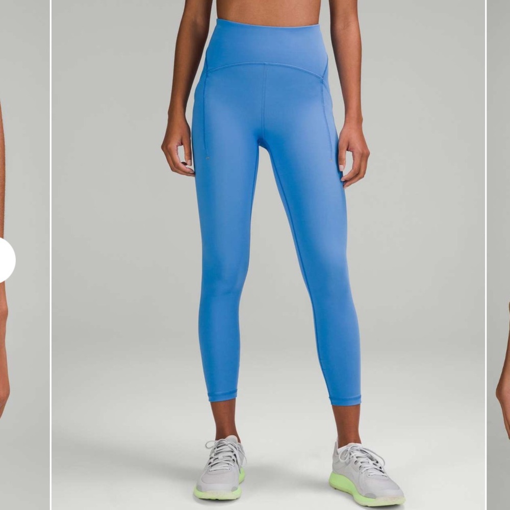 NWT Lululemon Power Thru HR Tights 25”